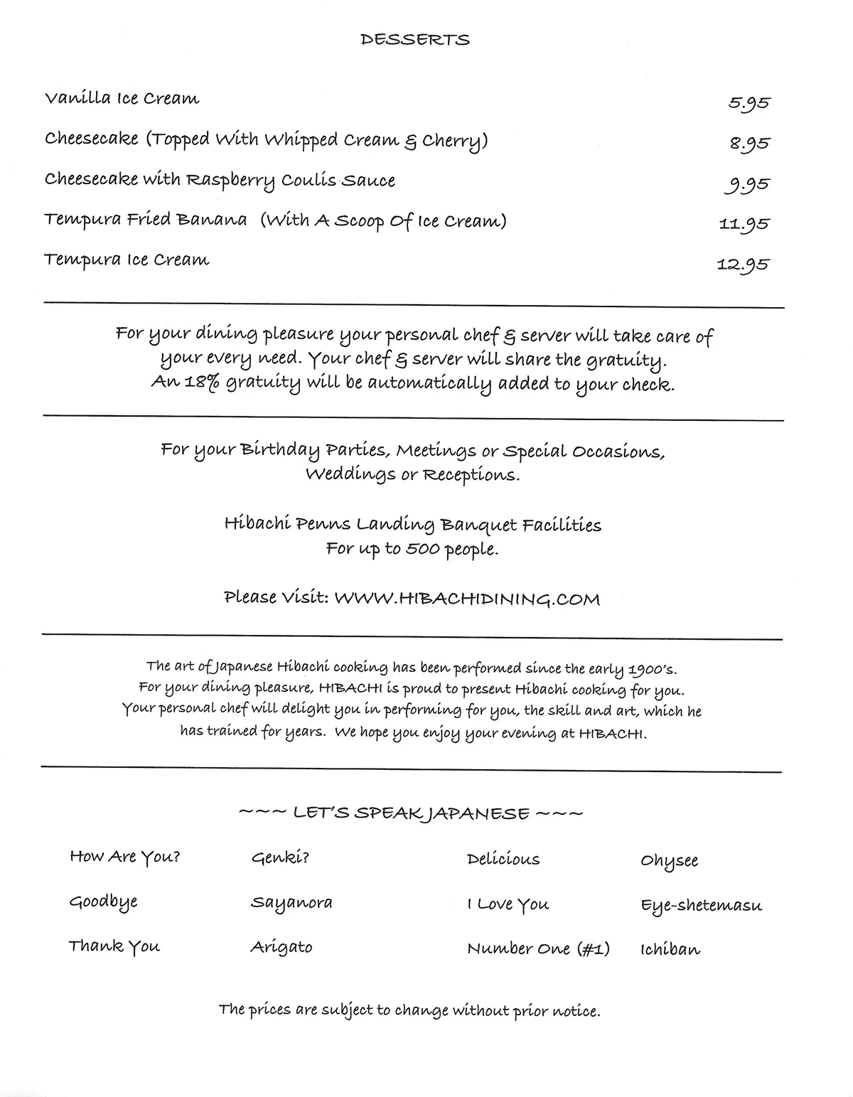 menu 7